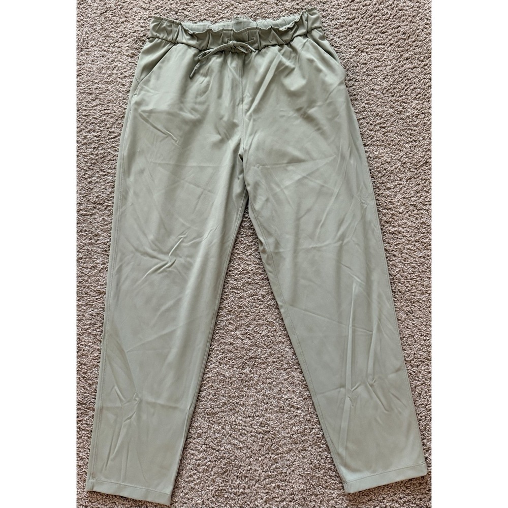 Lululemon Keep Moving Jogger‎ Womens 7/8 Rosemary Green High Rise Size 10